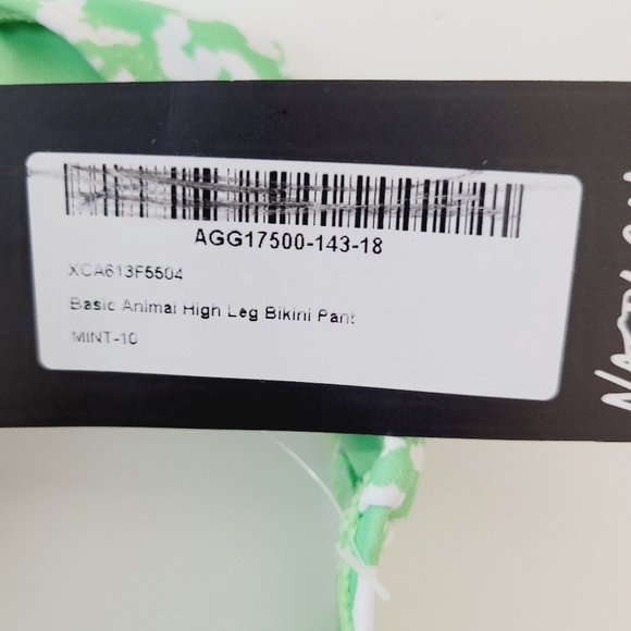 Nasty Gal Basic‎ Animal High Leg Bikini Bottom - Picture 6 of 7